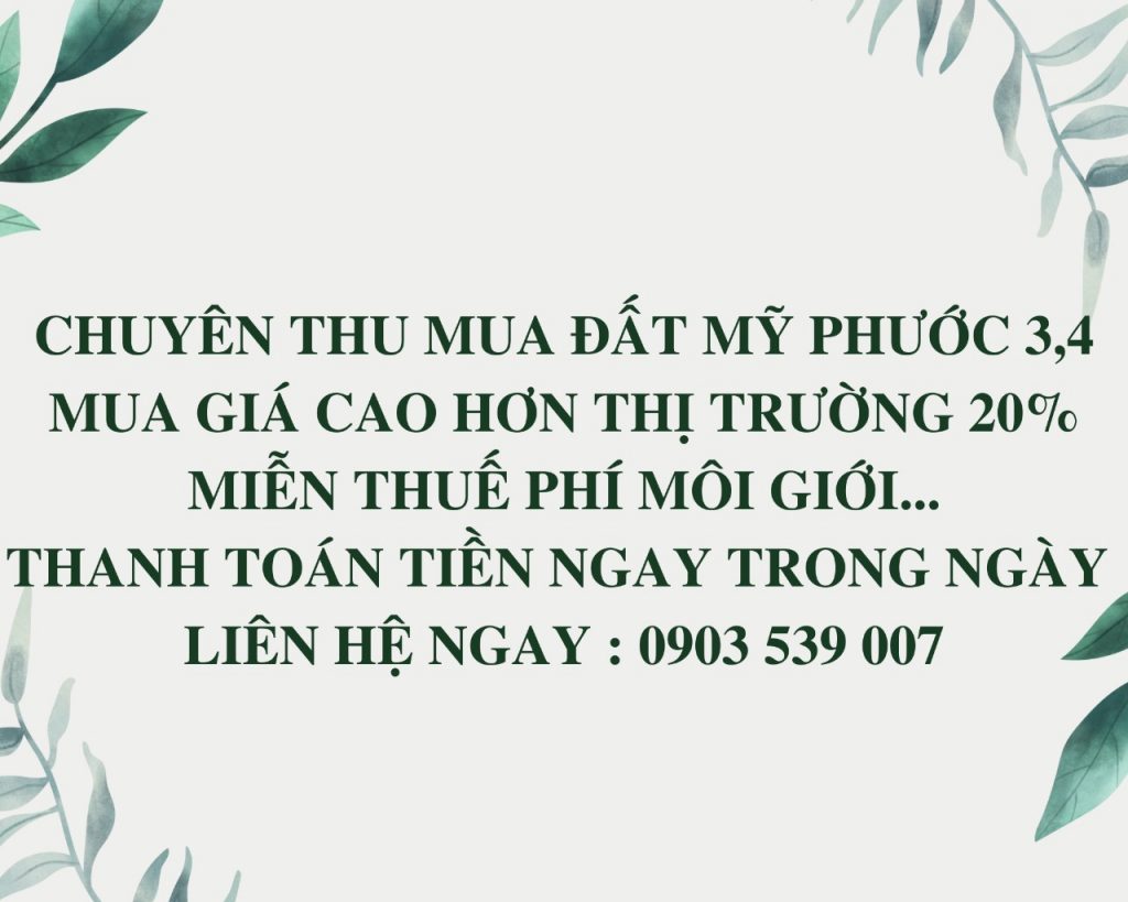 bán đất mỹ phước 3
